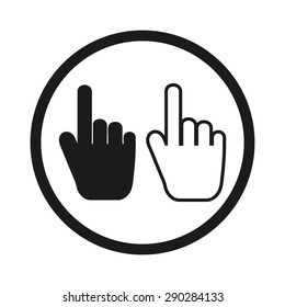 hand pointing