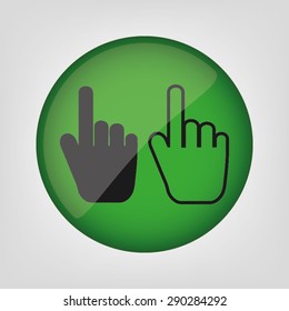 hand pointing