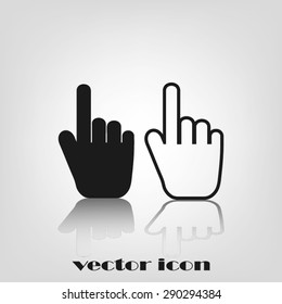 hand pointing