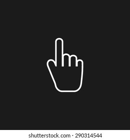 hand pointing