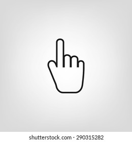 hand pointing