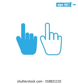 hand pointing