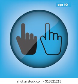 hand pointing