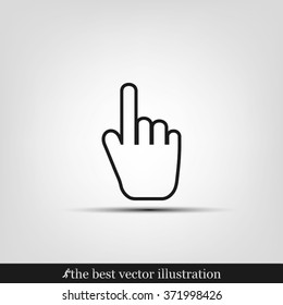 hand pointing