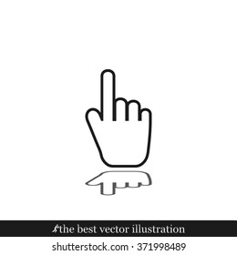 hand pointing