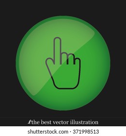 hand pointing