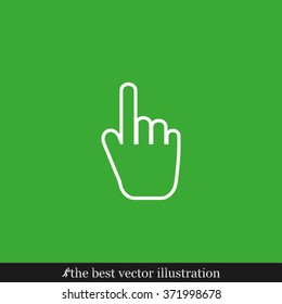 hand pointing