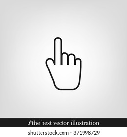 hand pointing