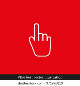 hand pointing