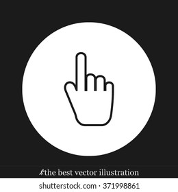 hand pointing