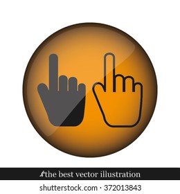 hand pointing