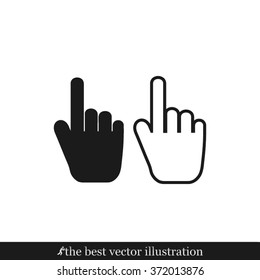 hand pointing