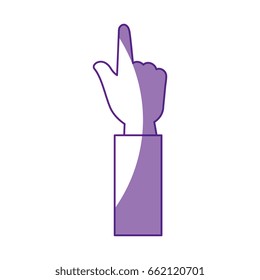 Hand pointing up