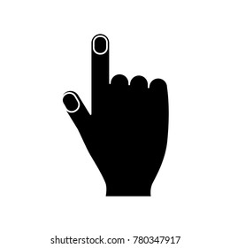 hand pointing finger cursor internet concept