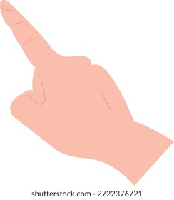 Hand pointing finger touching, clicking or pressing, tapping gestures you hand gesture