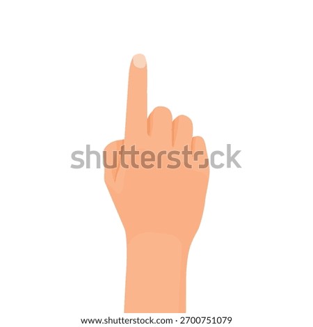 Hand pointing finger touching, clicking or pressing, tapping gestures on screen