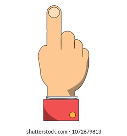 hand pointing icon