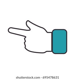 hand pointing icon