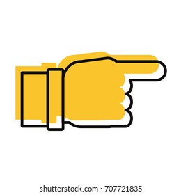 hand pointing icon