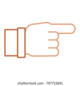 hand pointing icon