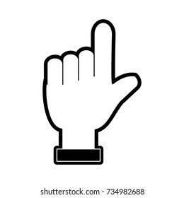 hand pointing icon