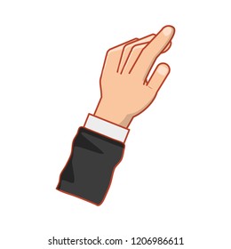 Hand Pointing Index Finger Stock Vector (Royalty Free) 1206986611 ...