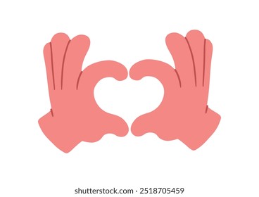 Hand, pointing, leaning, grasping, clenching, holding, different arm action, gesture symbol, different hand gestures, signs shown with palm and fingers isolated on background flat vector illustration.