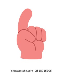 Hand, zeigen, lehnen, greifen, klammern, halten, verschiedene Armbewegung, Gestensymbol, verschiedene Handgesten, Zeichen mit Handfläche und Fingern einzeln auf dem Hintergrund, flache Vektorgrafik.