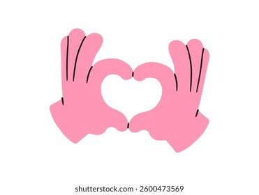 Hand, pointing, leaning, grasping, clenching, holding, different arm action, gesture symbol, different hand gestures, signs shown with palm and fingers isolated on background flat vector illustration.