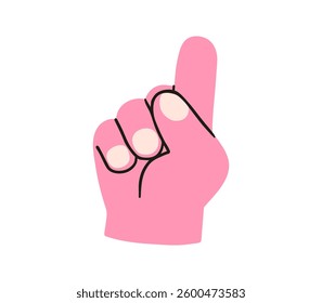 Hand, pointing, leaning, grasping, clenching, holding, different arm action, gesture symbol, different hand gestures, signs shown with palm and fingers isolated on background flat vector illustration.