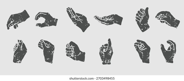 ilustração de vetor de ícone de pose manual