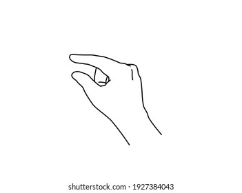 Posición de la mano en la entrada