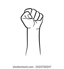 Hand pose stock vector illustration