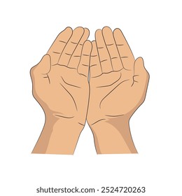 Hand-Pose-Stockvektorgrafik