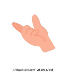 Hand poses isolated on white background
