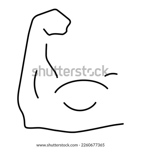 hand power icon on white background, vector illustration.