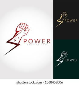 hand power icons for labor day, illustration of human hands