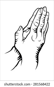 Hand praying