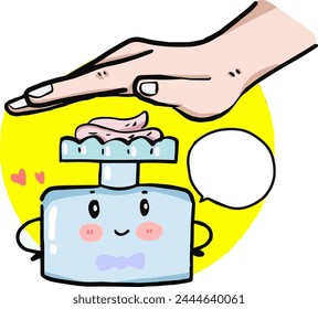 Hand pressing tissue paper machine