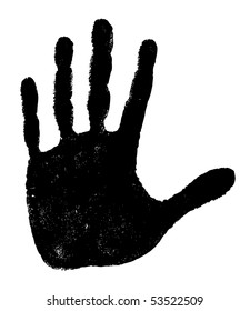 Hand Print Outline Hd Stock Images Shutterstock