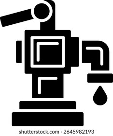 Hand Pump New Creative Vector Icon Design