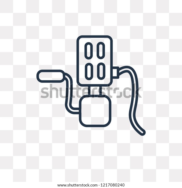 Hand Pump Vector Outline Icon Isolated Stock Vector Royalty Free