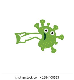 The hand punch a virus, novel coronavirus (2019-nCoV), covid-19
