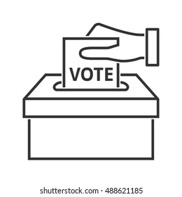 2,256 Ballot Box Outline Images, Stock Photos & Vectors 