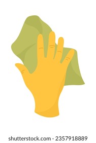 Ilustración De La Mano Con Vector De Rag