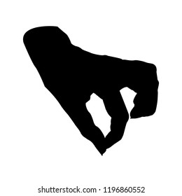 hand is Reach out to get something in vector.