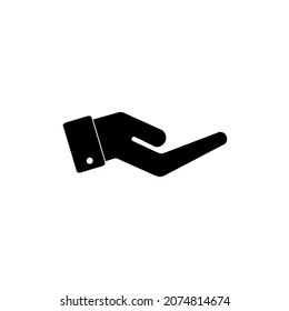hand receive icon vector illustration logo template for many purpose. Isolated on white background.