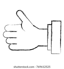 hand receiving isolated icon