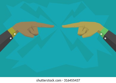 Hand recriminations by hand