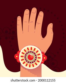 caricatura de accesorios de pulsera roja